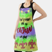 Dwing me niet om op jou te jagen schort (Insitu)