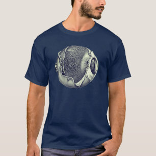 Dwingend  Eyeball Detail   Grijs T-shirt