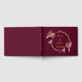 Dwingende bloemen onder invloed van goud gastenboek (Volledig)