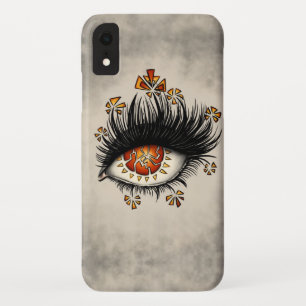 Dwingende ogen van de digitale lava-kunst Case-Mate iPhone case
