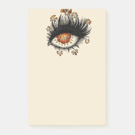 Dwingende ogen van de digitale lava-kunst post-it® notes