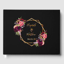 Dwingende zwarte gouden geometrische bloedige Bour