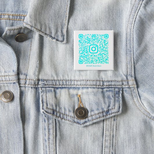 @DWP.Nutrition QR-code knop Vierkante Button 5,1 Cm (In situ)
