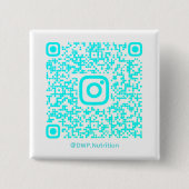 @DWP.Nutrition QR-code knop Vierkante Button 5,1 Cm (Voorkant)