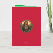Dwynwen de patronesheilige van geliefden kaart (Achterkant)