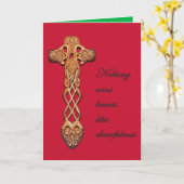 Dwynwen Nothing Wins Hearts Like Cheerfulness  Kaart (Gele Bloem)