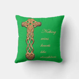 Dwynwen Nothing Wins Hearts Like Cheerfulness  Kussen