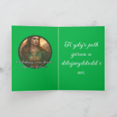 Dwynwen Nothing Wins Hearts Like Cheerfulness Quot Kaart (Binnen)