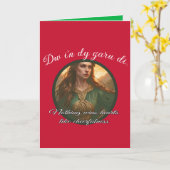 Dwynwen Nothing Wins Hearts Like Cheerfulness Quot Kaart (Gele Bloem)