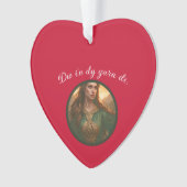Dwynwen The Patron Saint Of Lovers Cut Out v2 Ornament (voorkant)