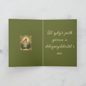 Dwynwen's Well And Sacred Fish Feestdagen Kaart (Binnen)