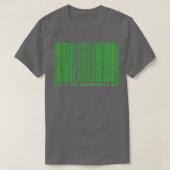 DX Barcode T-shirt (Design voorkant)