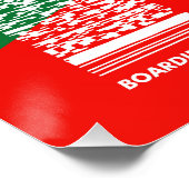 DXB Dubai luchthaven Perfect Poster (Hoek)