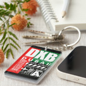 DXB Dubai luchthaven Sleutelhanger (Voorkant Rechts)