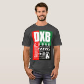 DXB Dubai luchthaven T-shirt (Voorkant volledig)