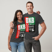 DXB Dubai luchthaven T-shirt (Unisex)