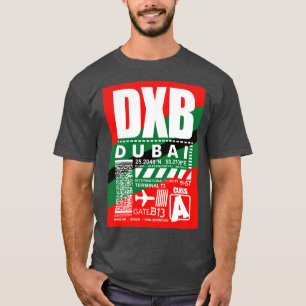 DXB Dubai luchthaven T-shirt