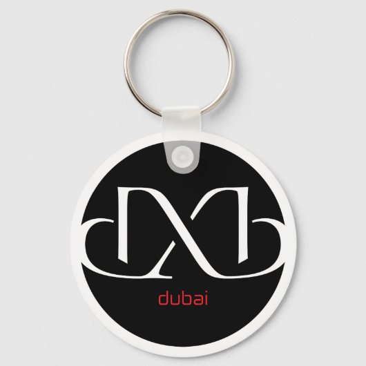 DXB Dubai Sleutelhanger (Voorkant)