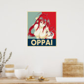 DxD Akeno Himejima Oppai Pop Art Poster (Keuken)