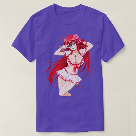 DxD Rias Gremory School Girl T-shirt (Design voorkant)