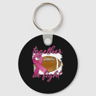 Dxyy Together Fight Breast Cancer Awareness Footba Sleutelhanger