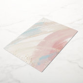 DY Blank Waterverf & Gold Foil party Invitation Folie Uitnodiging (Gedraaid)