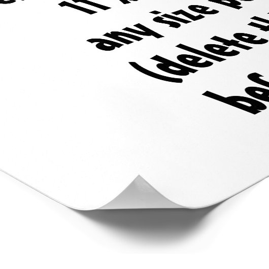 DY Design Uw eigen 11x14 Poster of een ander forma (Hoek)