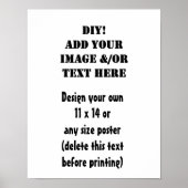 DY Design Uw eigen 11x14 Poster of een ander forma (Voorkant)