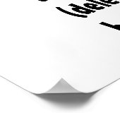 DY Design Uw eigen 16 x 20 Poster of een willekeur (Hoek)