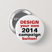 DY Design Your Ewn Campaign Button Pin (Voorkant /achterkant)