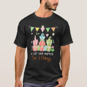 Dy Gnome Christelijke Paasdag Er kan veel gebeuren T-shirt (Voorkant)