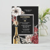 DY-leeftijd rode roze mousserende wijn elegant flo Kaart