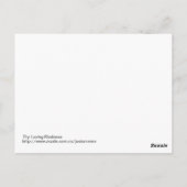 Dy liefhebbend Kindness Briefkaart (Achterkant)