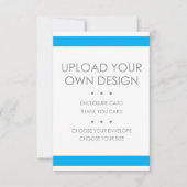 DY Print je eigen RSVP, Info of Hartelijk dank RSVP Kaartje (Voorkant)