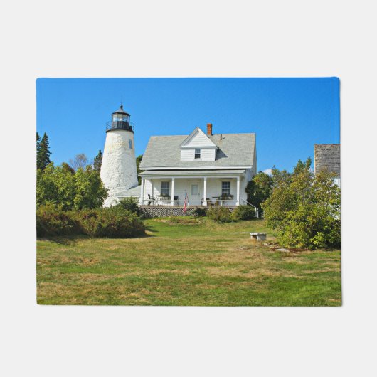 Dyce Head Lighthouse, Castine Maine deurmat (Voorkant)