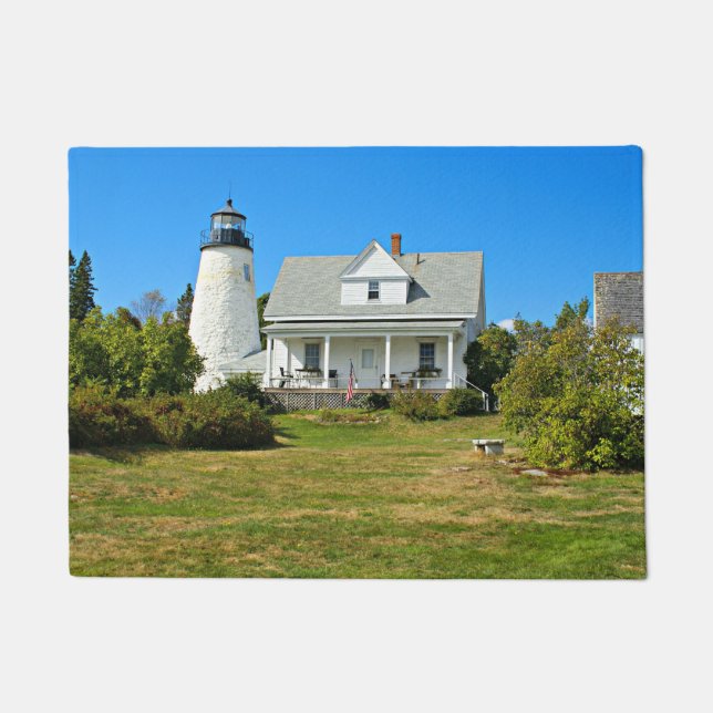 Dyce Head Lighthouse, Castine Maine deurmat (Voorkant)