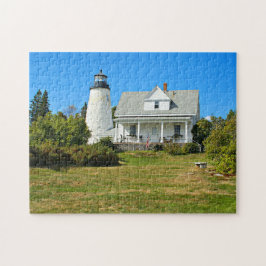 Dyce Head Lighthouse, Maine Jigzaag Puzzle Legpuzzel