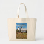 Dyce Head Lighthouse, Maine Jumbo Canvas tas (Voorkant)