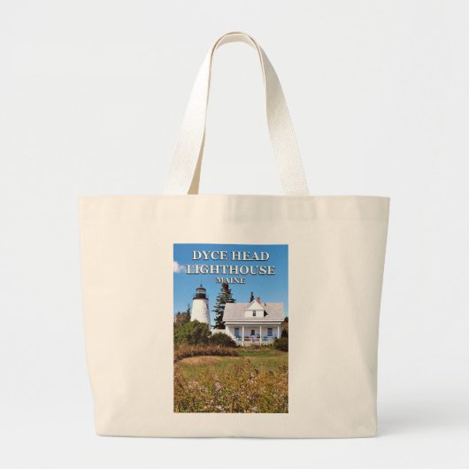 Dyce Head Lighthouse, Maine Jumbo Canvas tas (Voorkant)