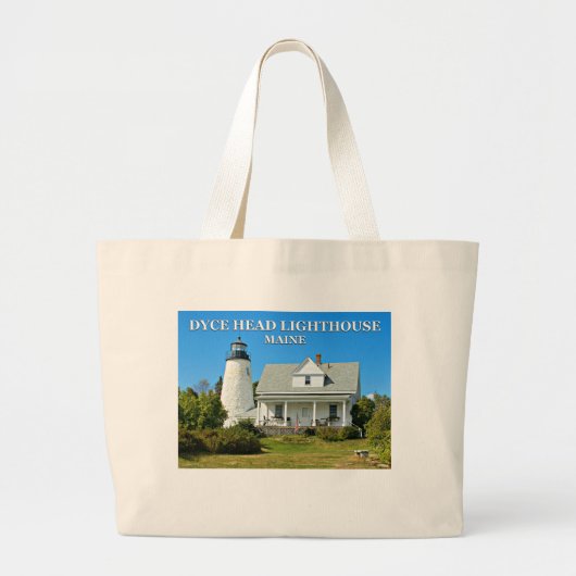 Dyce Head Lighthouse, Maine Jumbo Canvas tas (Voorkant)