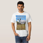 Dyce Head-vuurtoren, Castine Maine T-Shirt (Voorkant volledig)