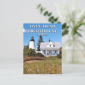 Dyce Head vuurtoren, Maine Briefkaart (Staand voorkant)