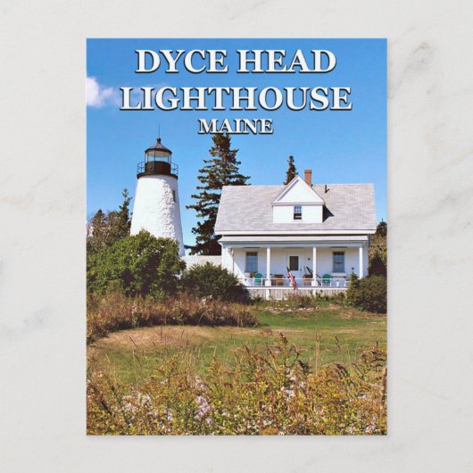 Dyce Head vuurtoren, Maine Briefkaart (Voorkant)