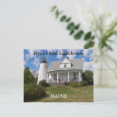 Dyce Head vuurtoren, Maine Briefkaart (Staand voorkant)