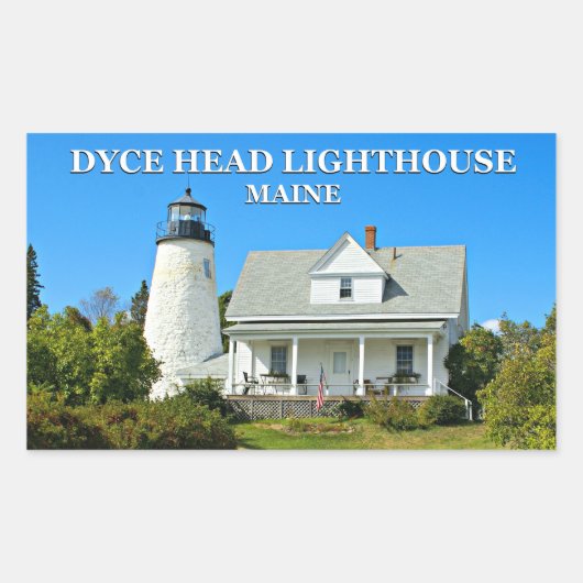 Dyce Head vuurtoren, Maine Stickers (Voorkant)