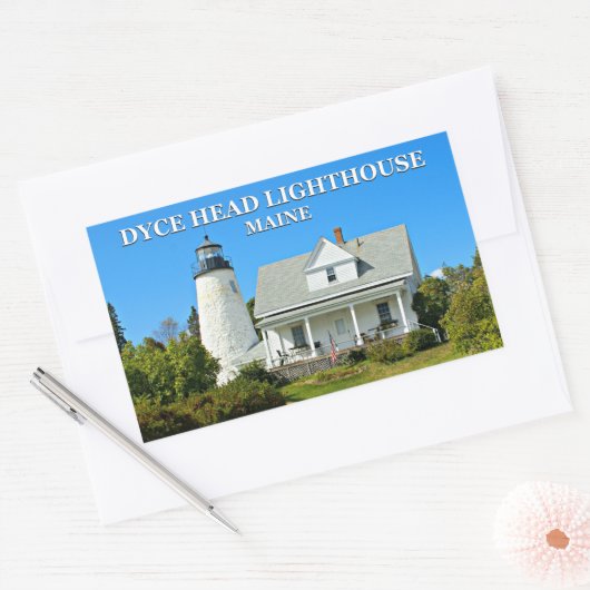 Dyce Head vuurtoren, Maine Stickers (Envelop)