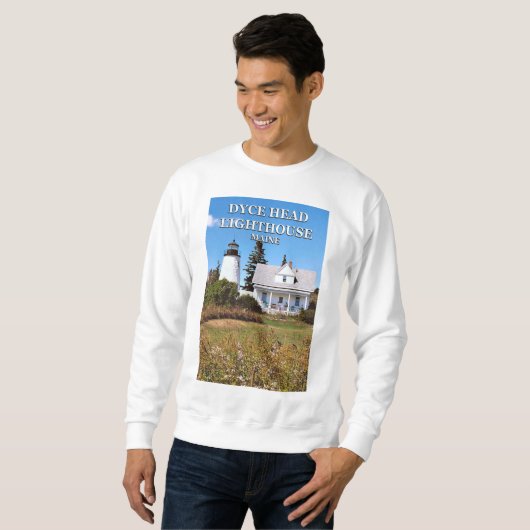 Dyce Head-vuurtoren, Maine Sweatshirt (Voorkant volledig)