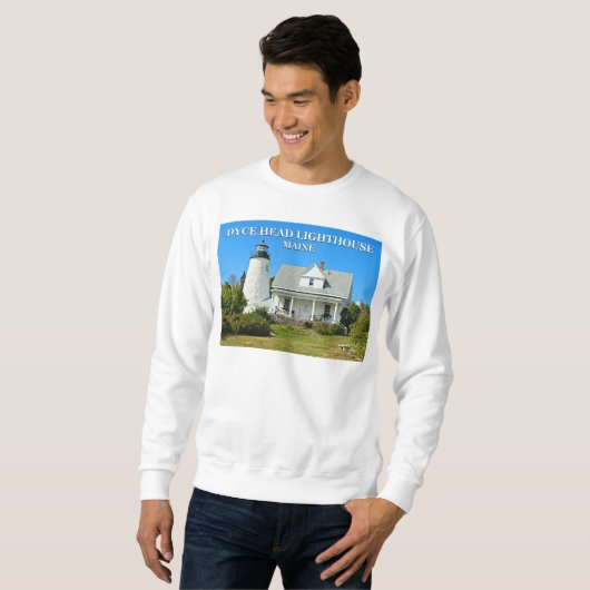 Dyce Head-vuurtoren, Maine Sweatshirt (Voorkant volledig)