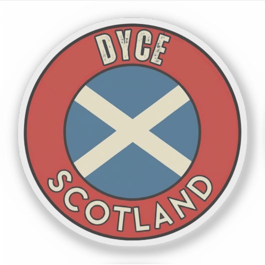 Dyce, Schotland Sticker (Voorkant)