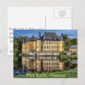 Dyck Castle Duitsland Briefkaart (Voorkant / Achterkant)